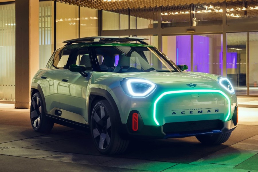 MINI Concept Aceman, un SUV eléctrico de estilo futurista.